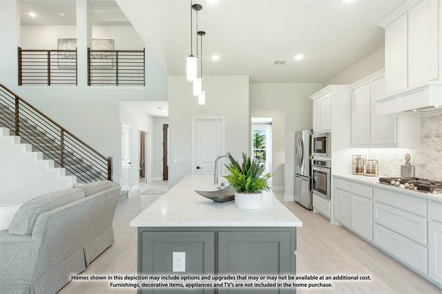 Furnished interior view inside a new home in Devonshire, Forney (Image 3).
