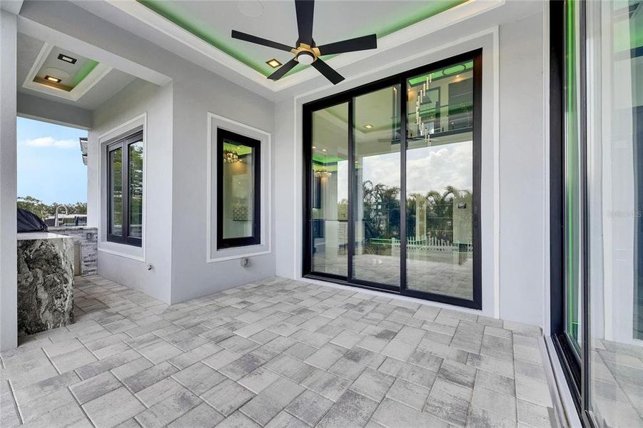 Exterior details and patio area of a home in , Apollo Beach (Image 42).