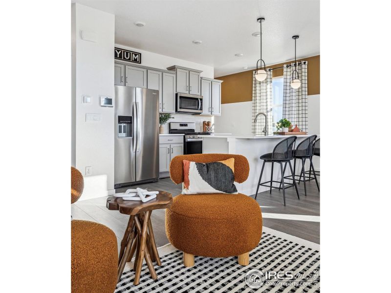 Furnished interior view inside a new home in Vantage, Berthoud (Image 10).