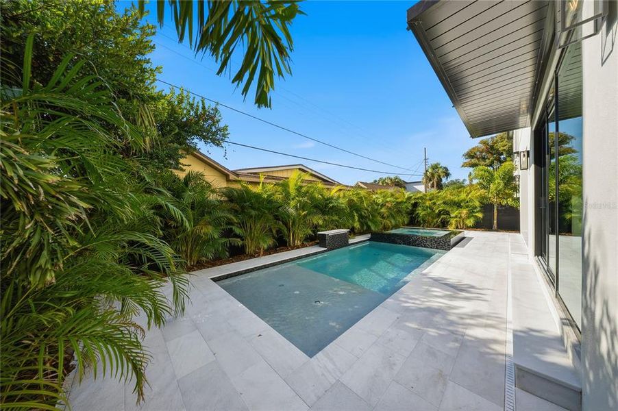 Exterior details and patio area of a home in , Tampa (Image 3). Exterior details and patio area of a home in , Tampa (Image 3).
