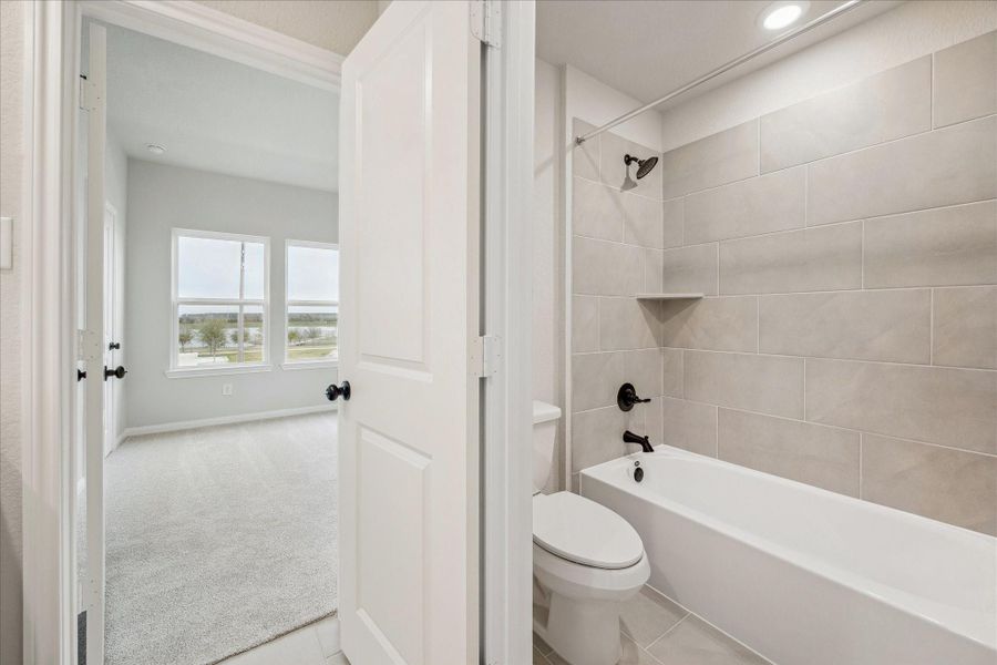 Furnished interior view inside a new home in Elyson, Katy (Image 6). Furnished interior view inside a new home in Elyson, Katy (Image 6).