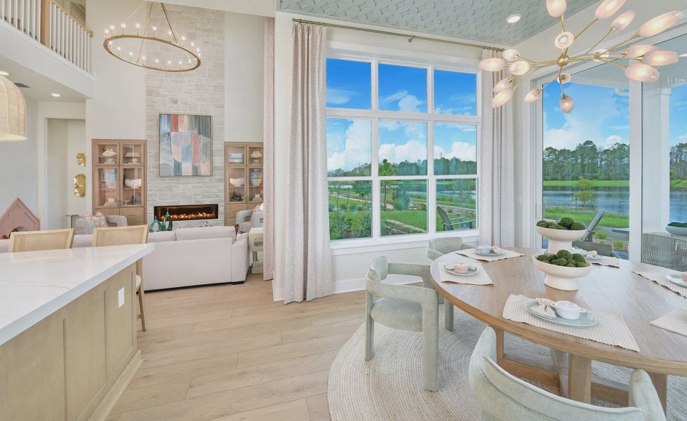Furnished interior view inside a new home in Weslyn Park at Sunbridge, St. Cloud (Image 30).