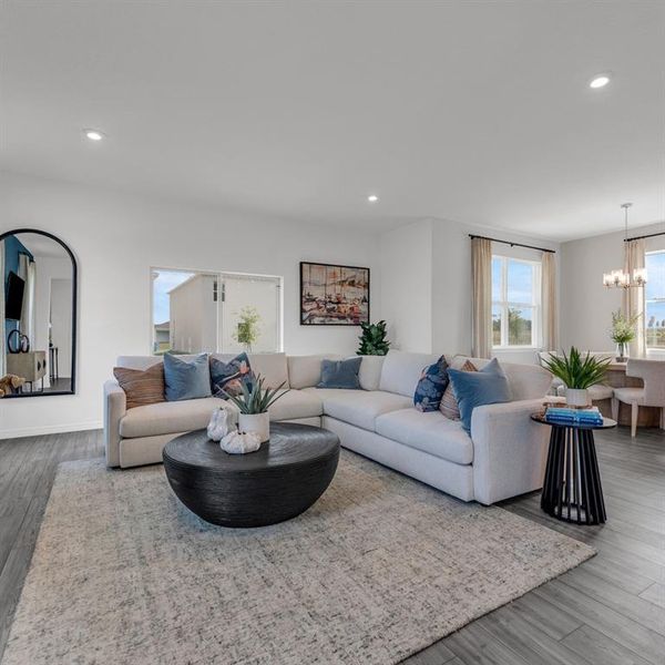 Furnished interior view inside a new home in Avalon Park Tavares Single Family Homes, Tavares (Image 28).