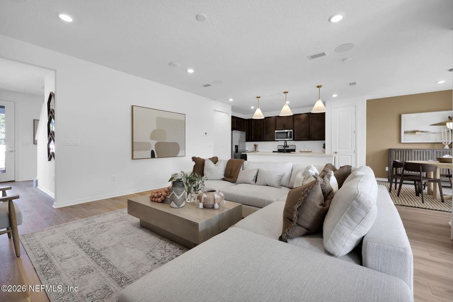 Furnished interior view inside a new home in Wingate Landing, Jacksonville (Image 17).