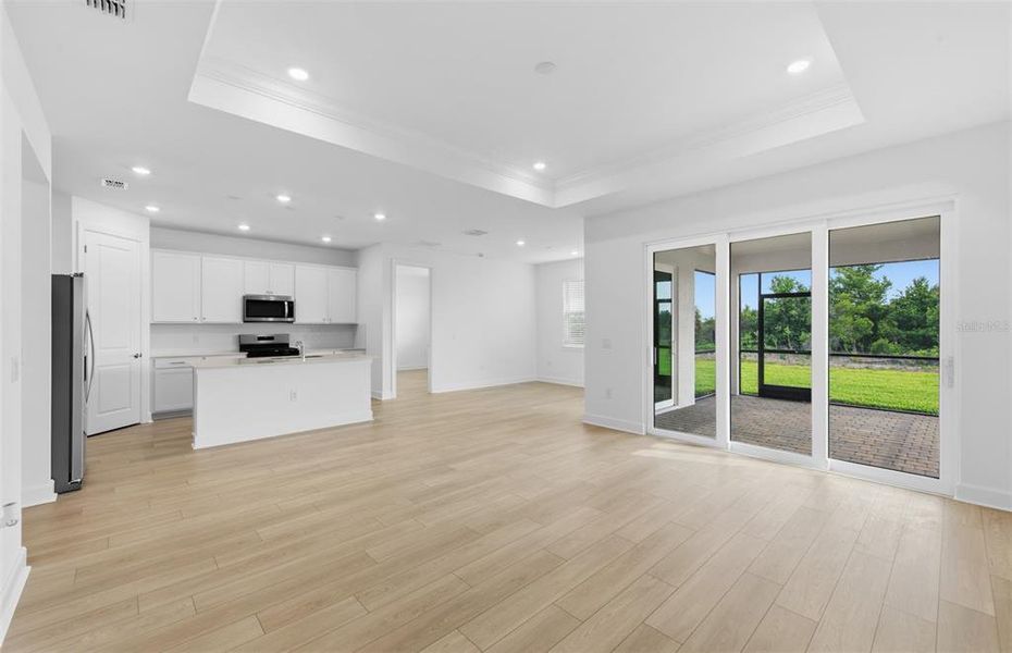 Spacious, unfurnished interior of a new home in Reagan Landing, Bradenton (Image 24). Spacious, unfurnished interior of a new home in Reagan Landing, Bradenton (Image 24).