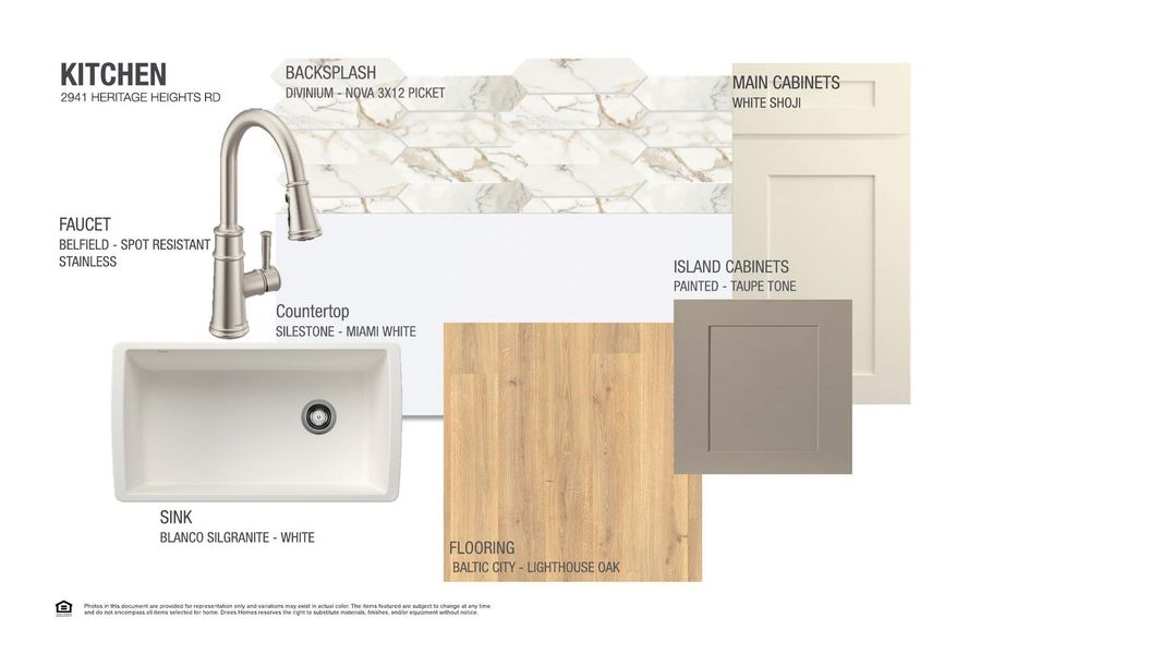 Sample of building materials used in homes in Hilltop Ranch, Leander (Image 4).