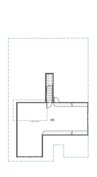 2D floor plan layout for the Julian by New Leaf Builders in Vineyard Lakes, Johns Island, SC (Image 3).
