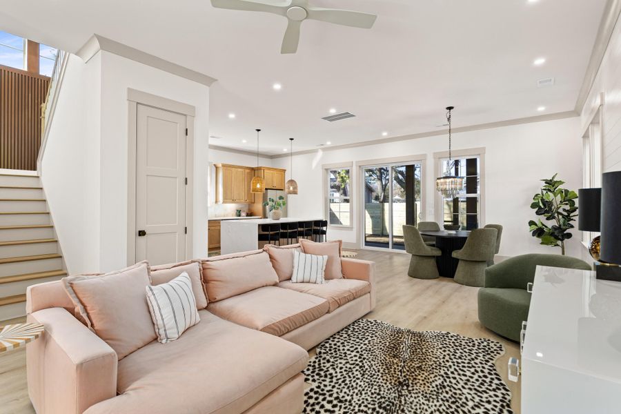 Furnished interior view inside a new home in , Charleston (Image 34). Furnished interior view inside a new home in , Charleston (Image 34).