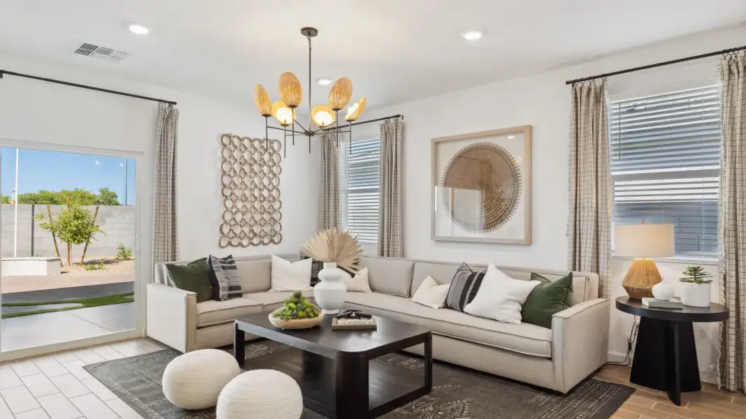 Representative furnished interior of a home built from the Ibis by D.R. Horton in Citrus Pointe, Phoenix (Image 11).