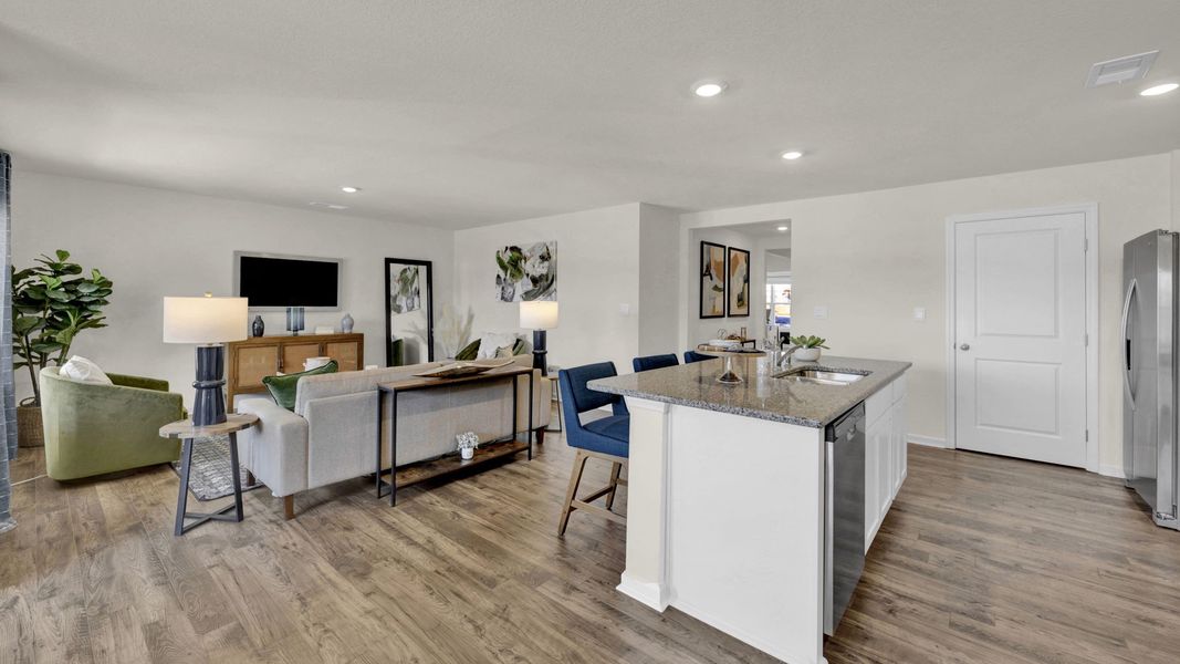 Furnished interior view inside a new home in Price's Point, Knoxville (Image 11).