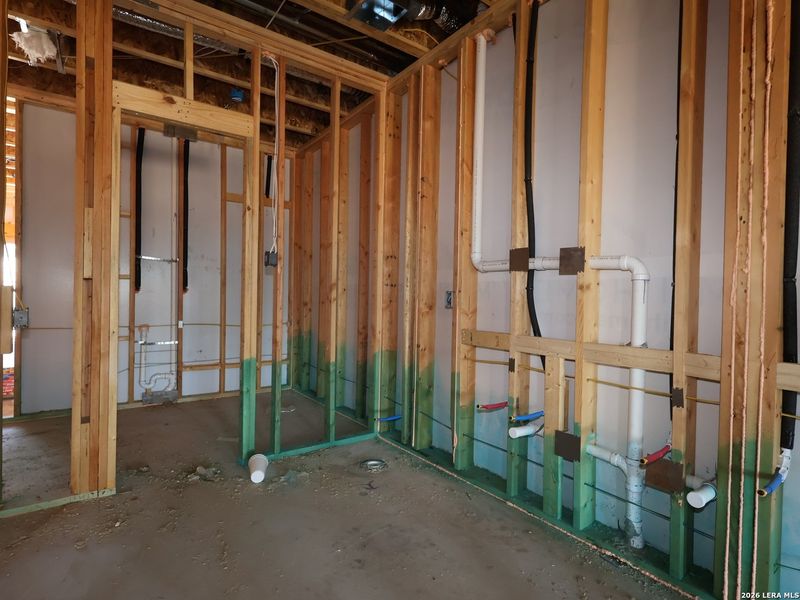 In-progress construction of a new home in Agave, San Antonio, TX (Image 25).