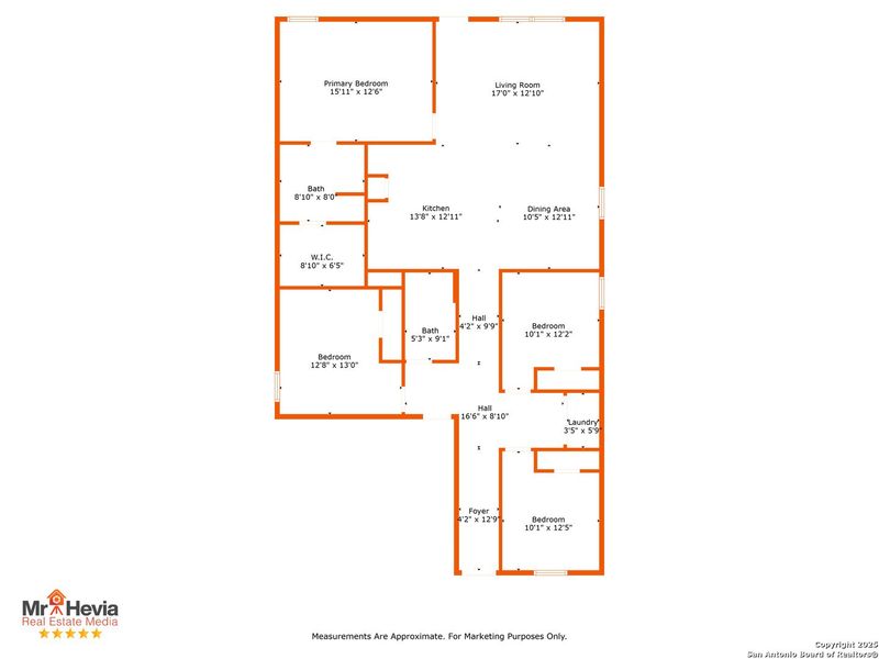 2D floor plan layout of this home in , Bulverde, TX (Image 3).