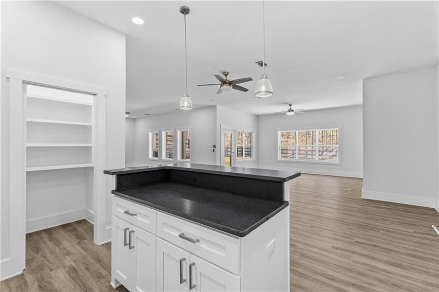 Furnished interior view inside a new home in , Alpharetta (Image 68).