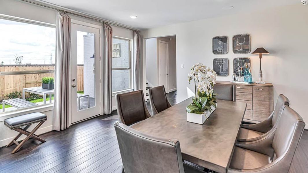 Furnished interior view inside a new home in Avalon at Cypress, Cypress (Image 10).