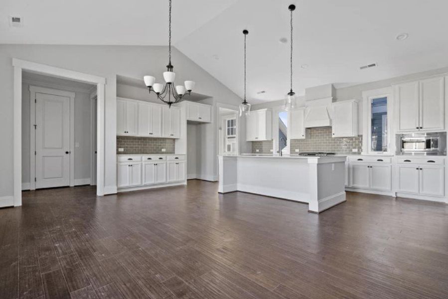 Representative furnished interior of a home built from the Byford by Avencia Homes in Riverwalk, Rock Hill (Image 4).
