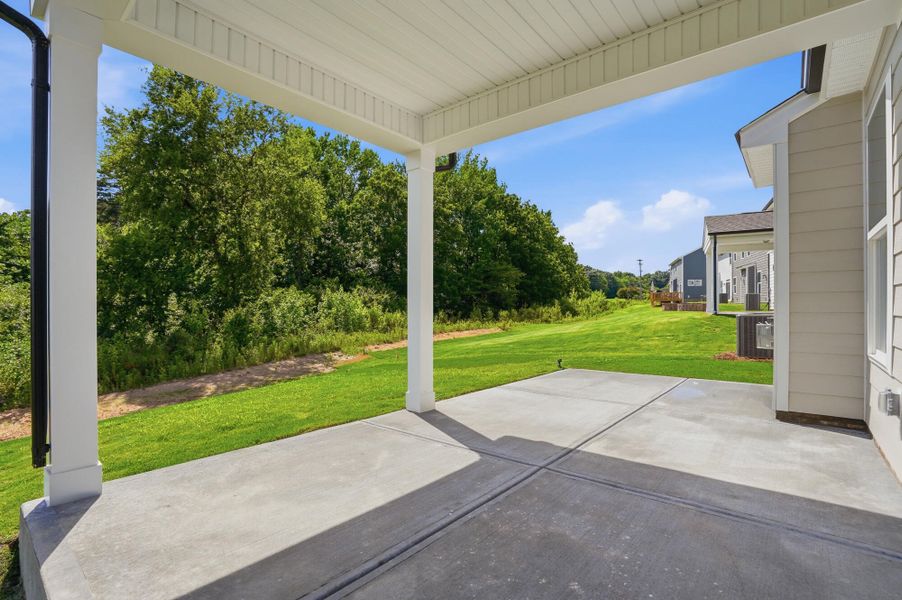 Exterior details and patio area of a home in Ashton Park, Monroe (Image 3).