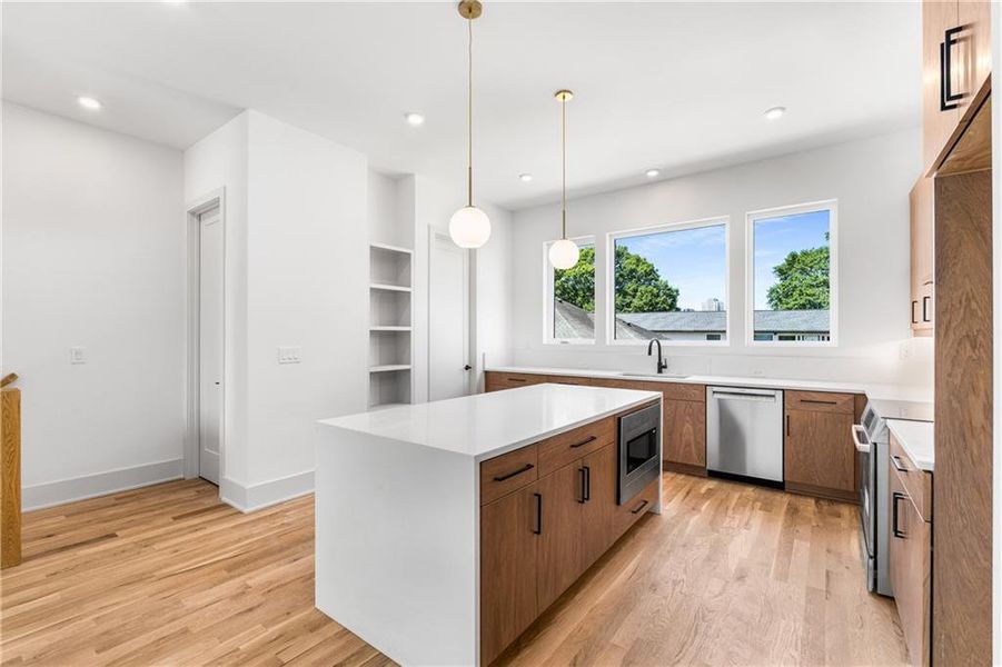 Furnished interior view inside a new home in , Atlanta (Image 17).