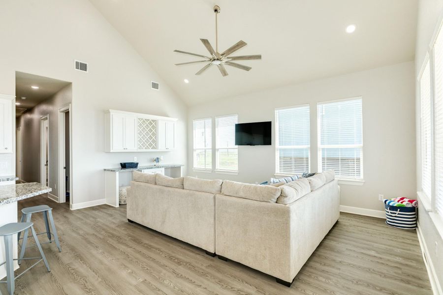 Furnished interior view inside a new home in , Surfside Beach (Image 17). Furnished interior view inside a new home in , Surfside Beach (Image 17).