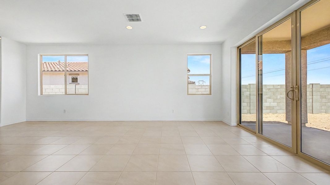 Furnished interior view inside a new home in The Villas at Mystic, Peoria (Image 5).