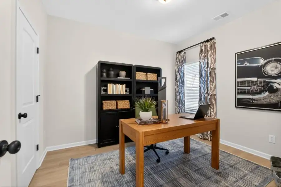 Furnished interior view inside a new home in Summerfield Place, Carrollton (Image 6). Furnished interior view inside a new home in Summerfield Place, Carrollton (Image 6).