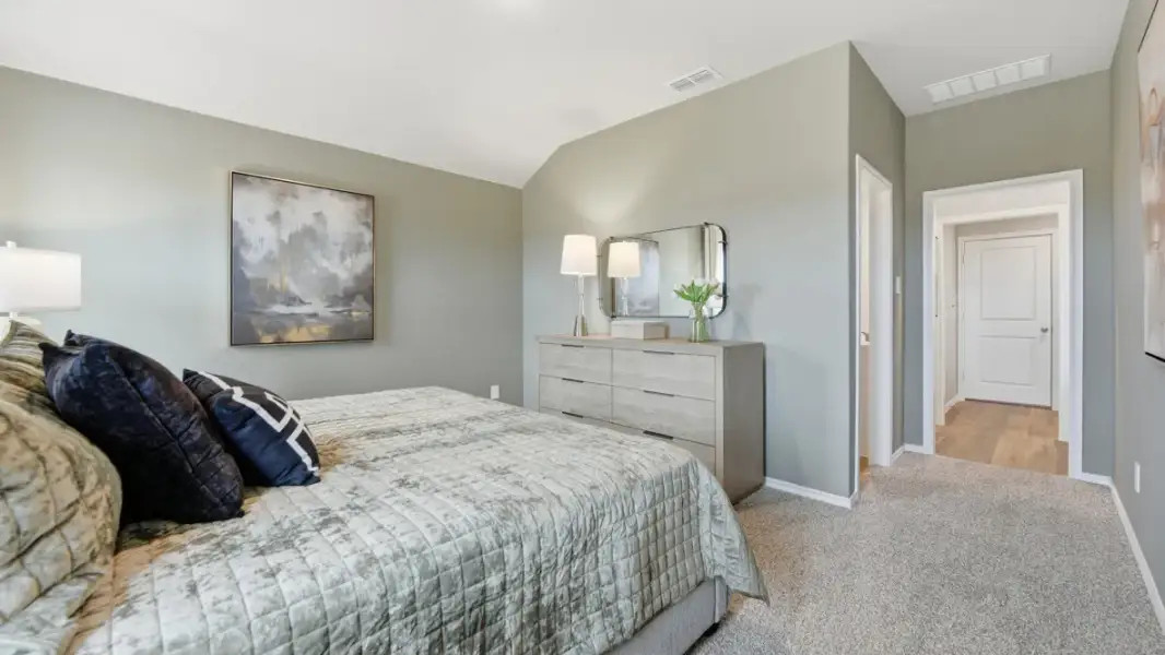 Furnished interior view inside a new home in Hadley Farms, Godley (Image 22).