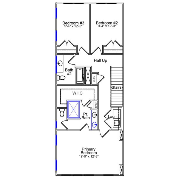 2D floor plan layout of this home in Sweetbrier, Durham, NC (Image 2). 2D floor plan layout of this home in Sweetbrier, Durham, NC (Image 2).