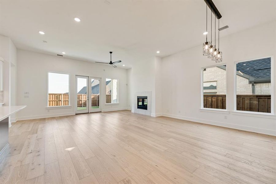 Spacious, unfurnished interior of a new home in Hillside Village, Celina (Image 28). Spacious, unfurnished interior of a new home in Hillside Village, Celina (Image 28).