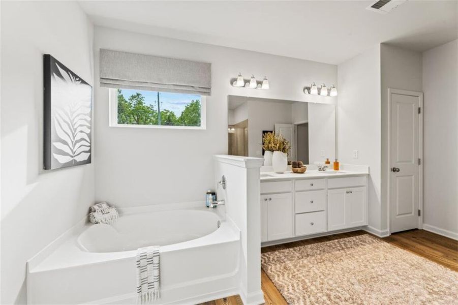 Furnished interior view inside a new home in Oakhurst Manor, McDonough (Image 2).