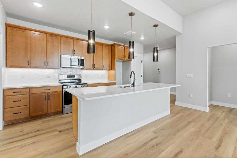 Furnished interior view inside a new home in Northfield at Old Town, Fort Collins (Image 5). Furnished interior view inside a new home in Northfield at Old Town, Fort Collins (Image 5).