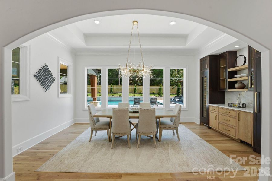 Furnished interior view inside a new home in , Charlotte (Image 12).