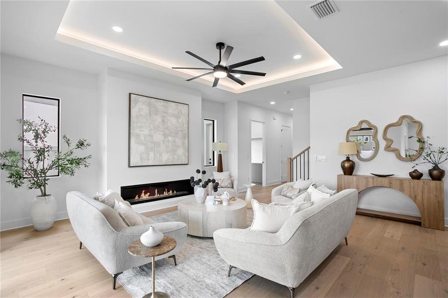 Furnished interior view inside a new home in , Tampa (Image 13).