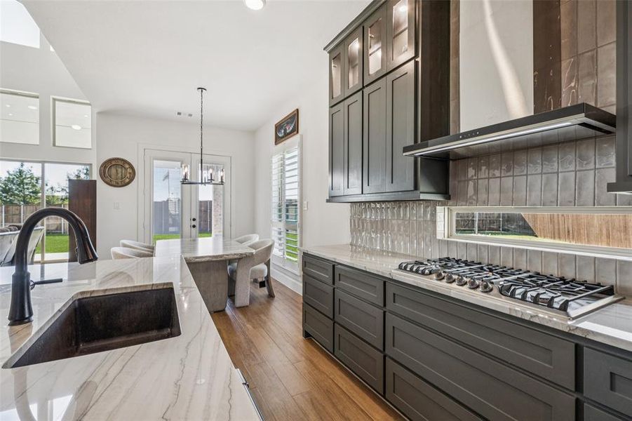 Furnished interior view inside a new home in Cambridge Estates, Prosper (Image 8). Furnished interior view inside a new home in Cambridge Estates, Prosper (Image 8).