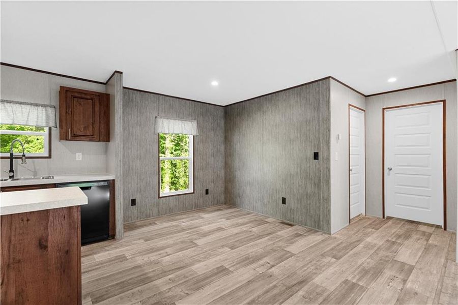 Furnished interior view inside a new home in , Resaca (Image 9).