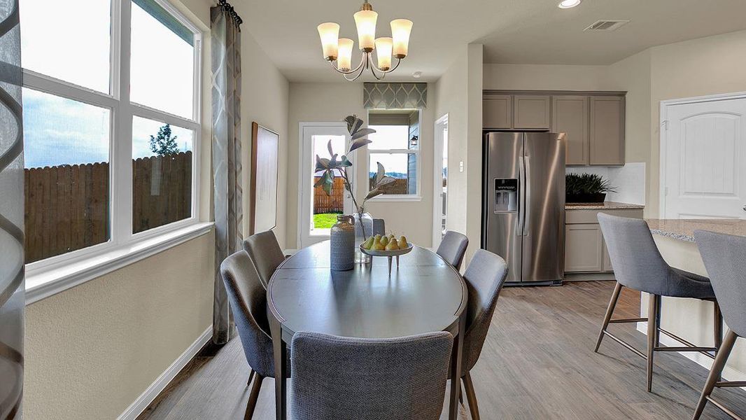 Furnished interior view inside a new home in Southgrove, Kyle (Image 26).