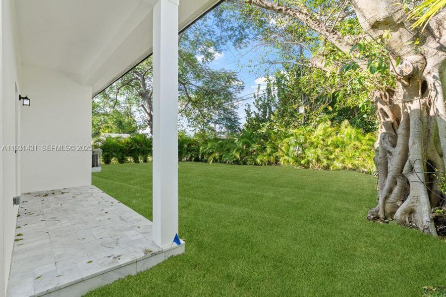 Exterior details and patio area of a home in , Miami (Image 2). Exterior details and patio area of a home in , Miami (Image 2).