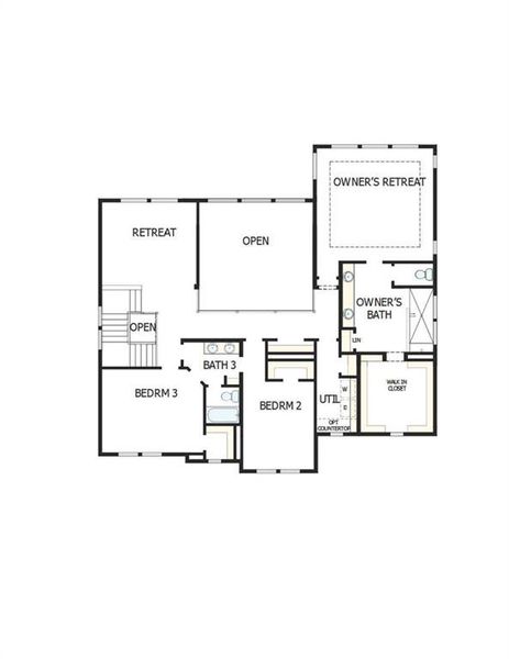 2D floor plan layout of this home in Havencroft, Woodstock, GA (Image 4). 2D floor plan layout of this home in Havencroft, Woodstock, GA (Image 4).