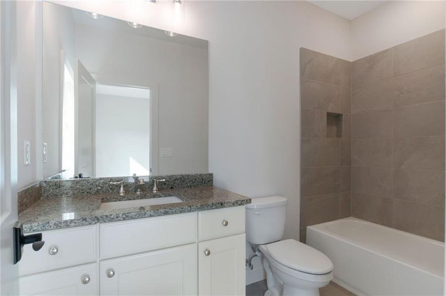 Furnished interior view inside a new home in , Statham (Image 12).