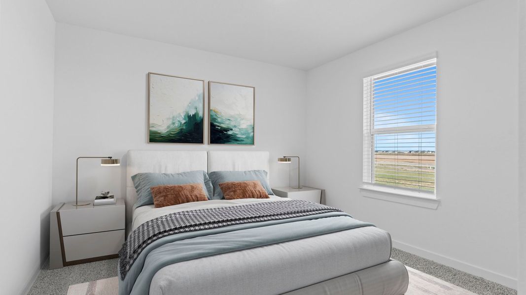 Furnished interior view inside a new home in Blue Heron Estates, Beasley (Image 19).
