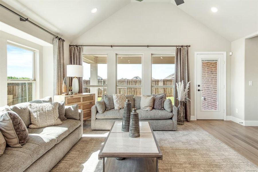 Furnished interior view inside a new home in West Crossing, Anna (Image 8). Furnished interior view inside a new home in West Crossing, Anna (Image 8).