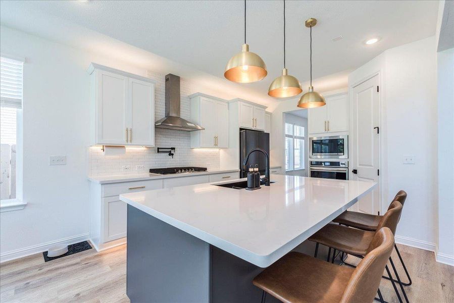 Furnished interior view inside a new home in , Kyle (Image 16).