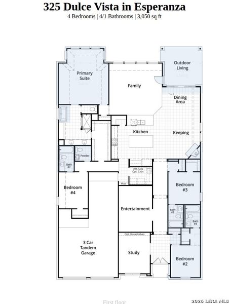 2D floor plan layout of this home in Esperanza, Boerne, TX (Image 2). 2D floor plan layout of this home in Esperanza, Boerne, TX (Image 2).