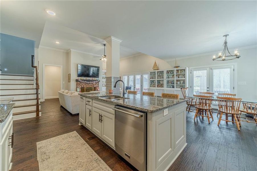 Furnished interior view inside a new home in , Statham (Image 17).