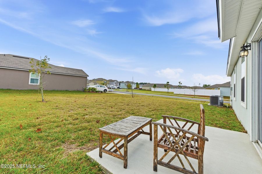 Exterior details and patio area of a home in Cross Creek Express, Green Cove Springs (Image 4). Exterior details and patio area of a home in Cross Creek Express, Green Cove Springs (Image 4).
