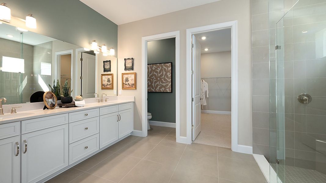 Furnished interior view inside a new home in Esplanade at Starling, Punta Gorda (Image 9). Furnished interior view inside a new home in Esplanade at Starling, Punta Gorda (Image 9).
