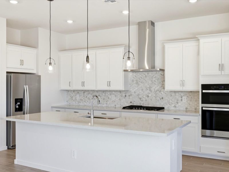 Furnished interior view inside a new home in Abel Ranch Signature Series, Goodyear (Image 3).