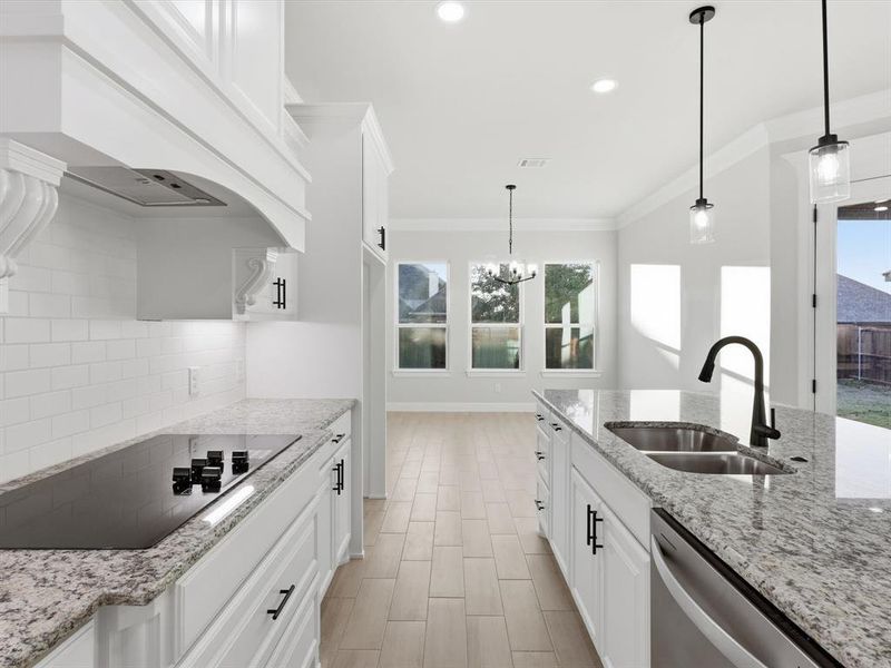 Furnished interior view inside a new home in , Granbury (Image 6). Furnished interior view inside a new home in , Granbury (Image 6).