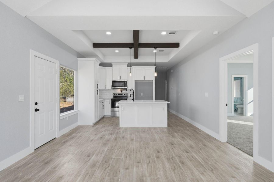 Furnished interior view inside a new home in , Willis (Image 11).