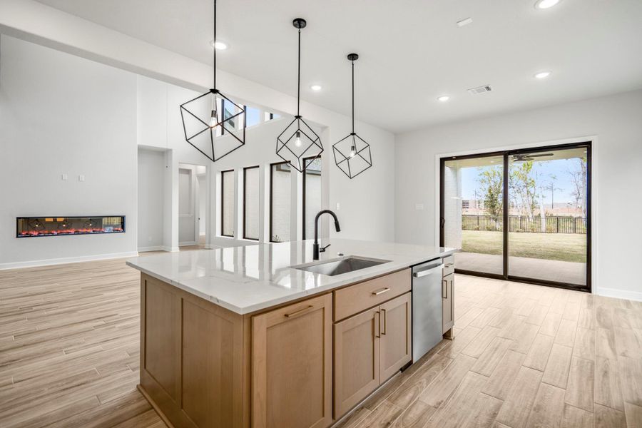 Furnished interior view inside a new home in Sienna 70' Lots, Missouri City (Image 11). Furnished interior view inside a new home in Sienna 70' Lots, Missouri City (Image 11).