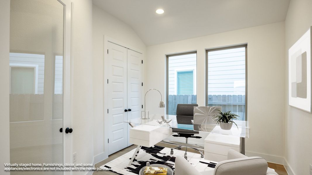 Furnished interior view inside a new home in Easton Park, Austin (Image 7). Furnished interior view inside a new home in Easton Park, Austin (Image 7).