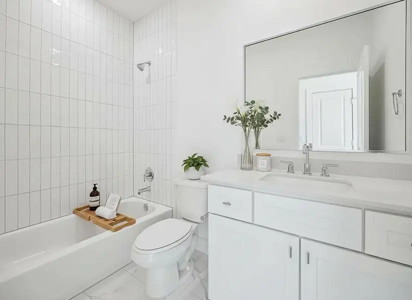 Furnished interior view inside a new home in Upland Estates, Houston (Image 18).